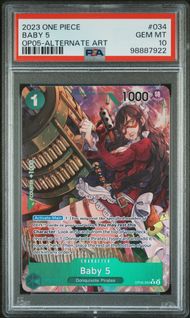 Singles Graded - 2023 ONE PIECE AWAKENING OF THE NEW ERA 034 BABY 5 ALTERNATE ART