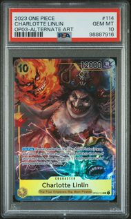 Singles Graded - 2023 ONE PIECE PILLARS OF STRENGTH 114 CHARLOTTE LINLIN ALTERNATE ART