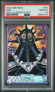 Singles Graded - 2022 ONE PIECE ROMANCE DAWN 091 KING ALTERNATE ART