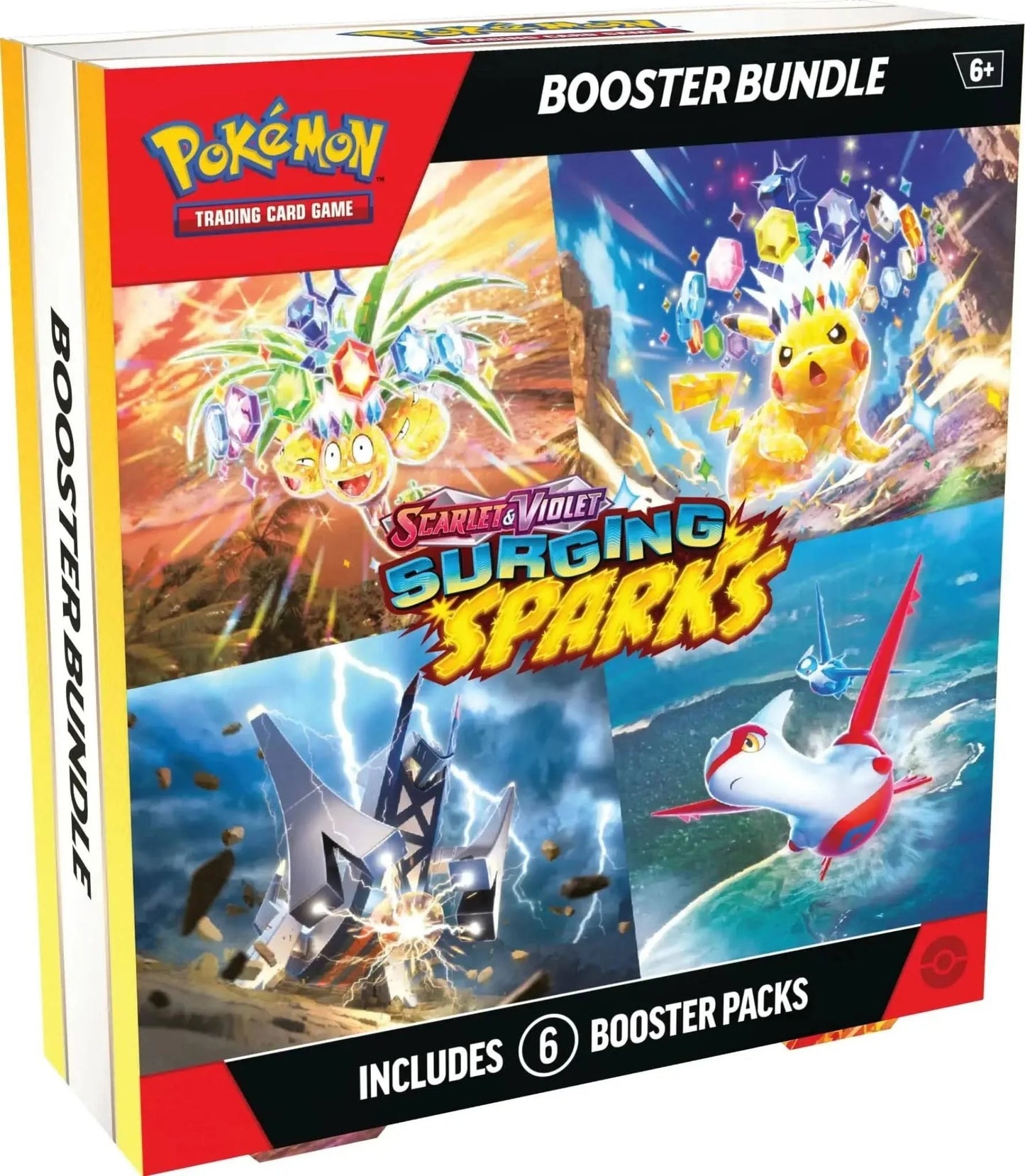 Live Break - Surging Sparks Booster Bundle Challenge - CGC 10 Rainbow Pikachu!